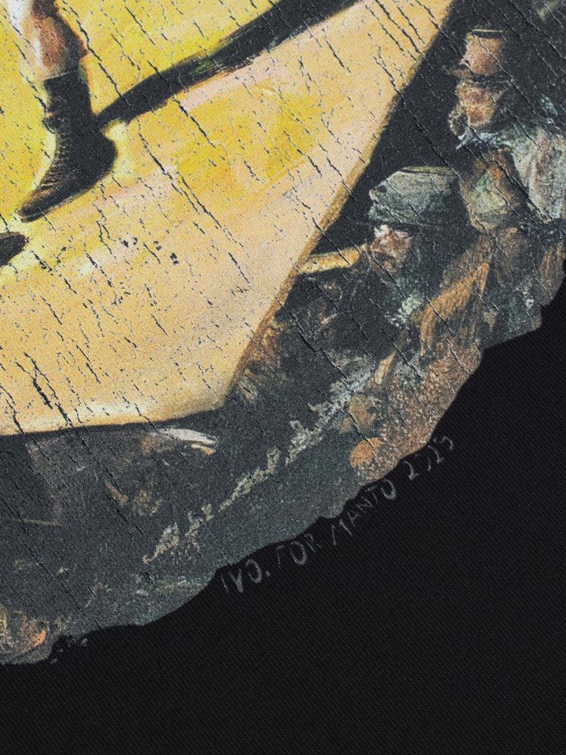 MANTO GHOST FIGHTER tshirt- black